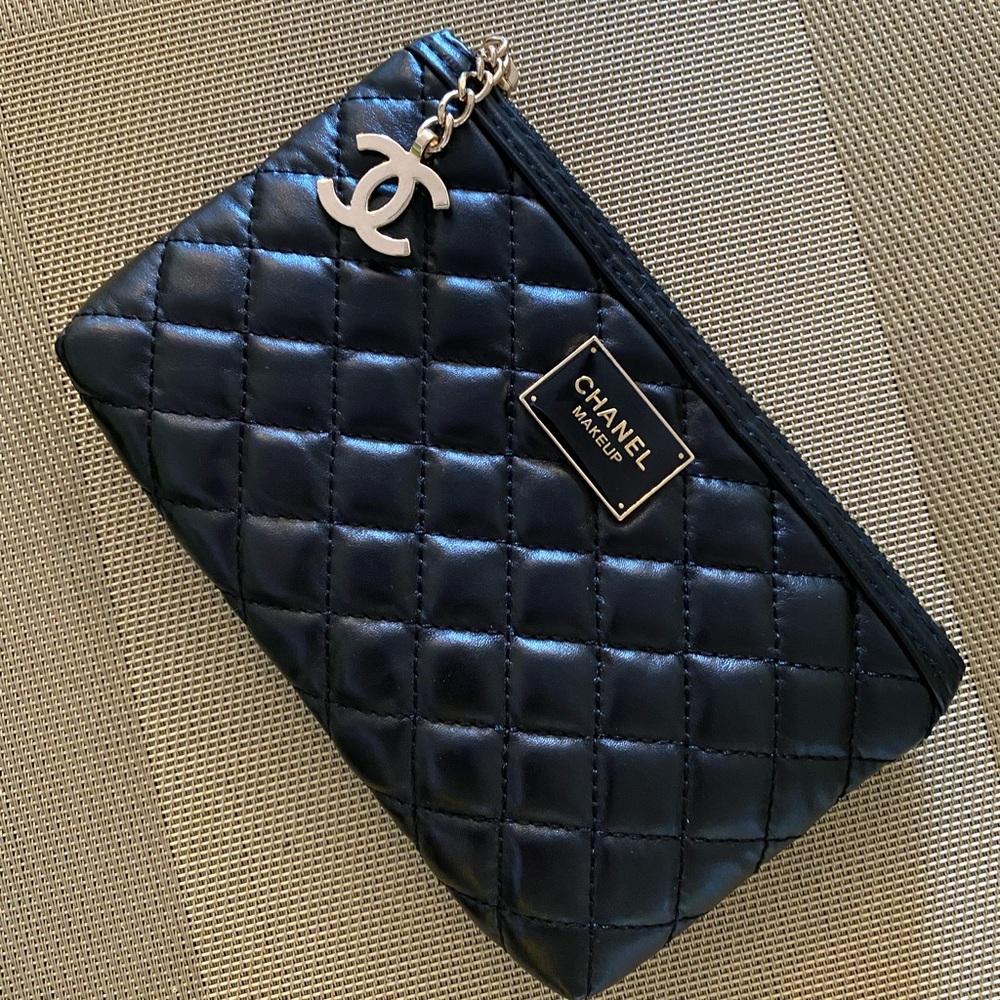 CHANEL beauty pouch.